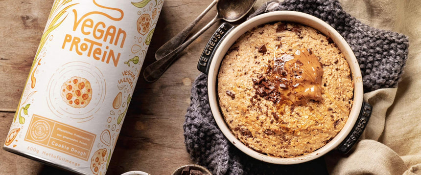 Porridge proteico al gusto di biscotti appena sfornati