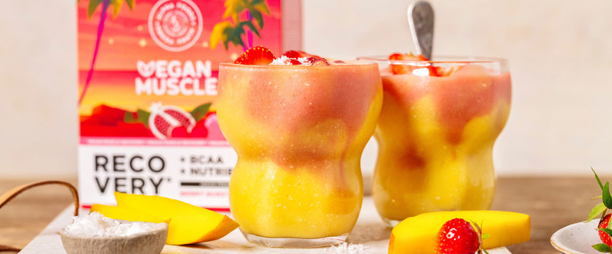 Frullato proteico alla frutta per il recupero post allenamento