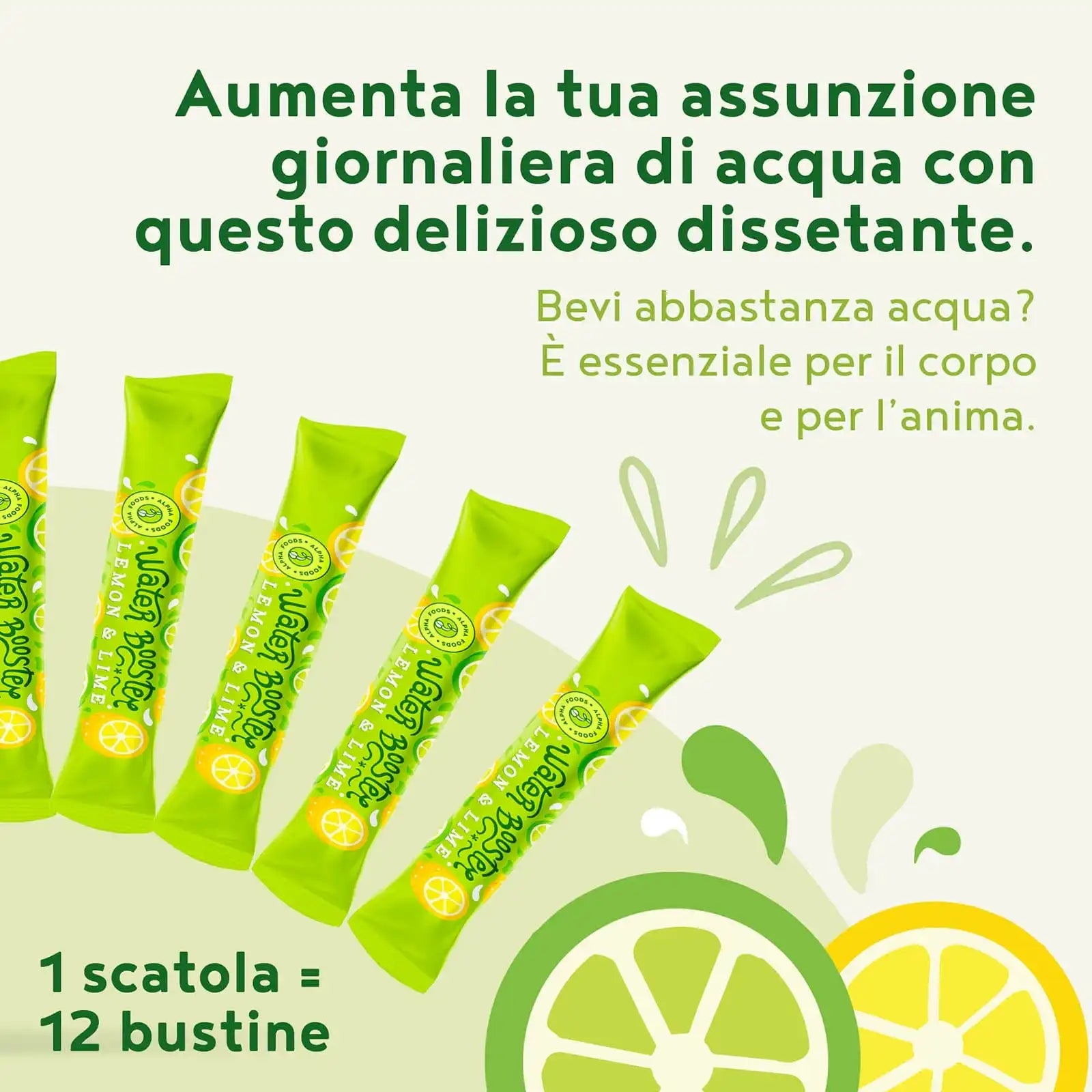A+ One - Water Booster - Limone e Lime