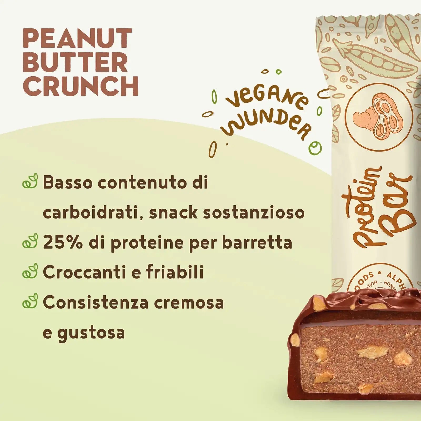A+ One - Barrette proteiche - Peanut Butter Crunch