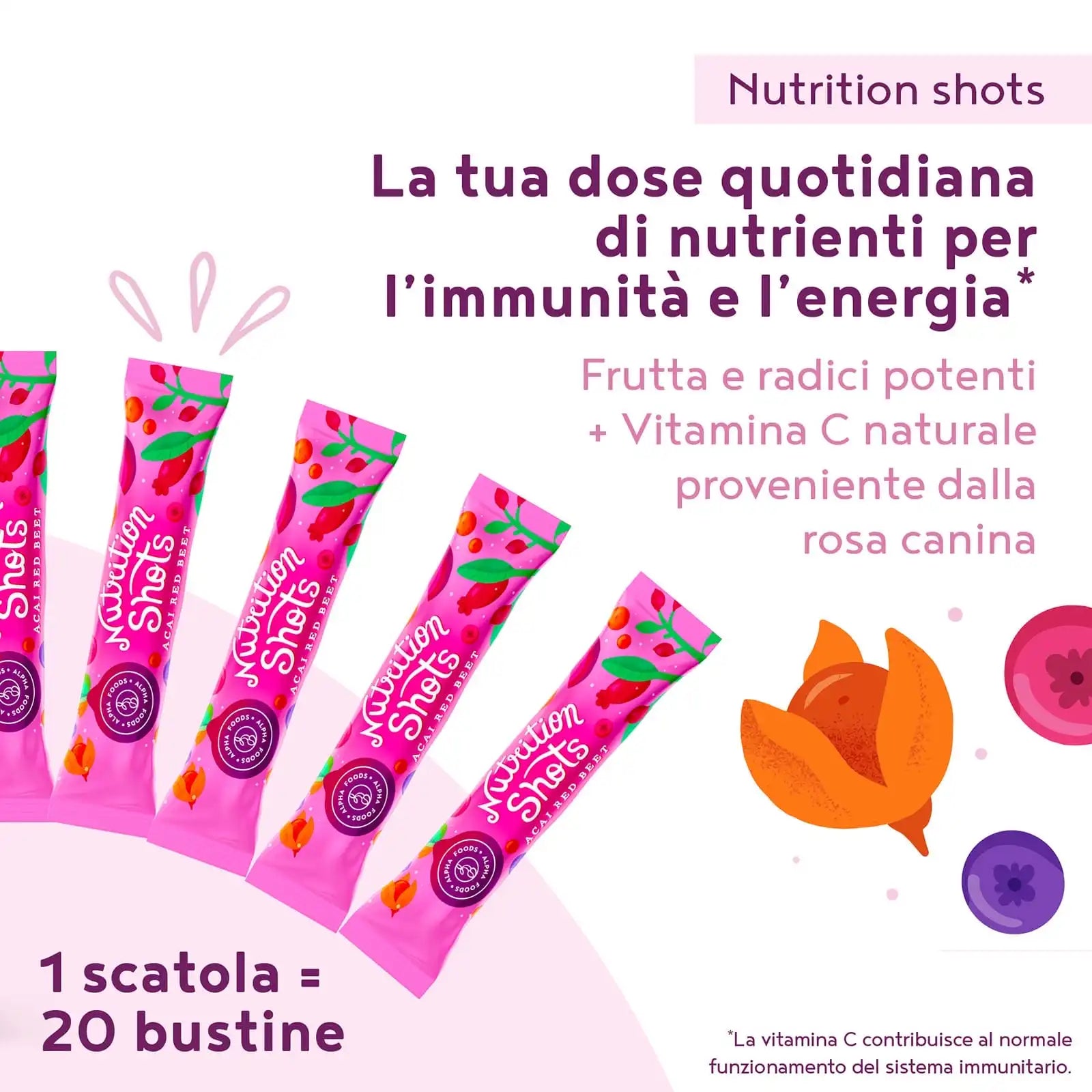 A+ One - Nutrition Shot - Barbabietola rossa e Acai
