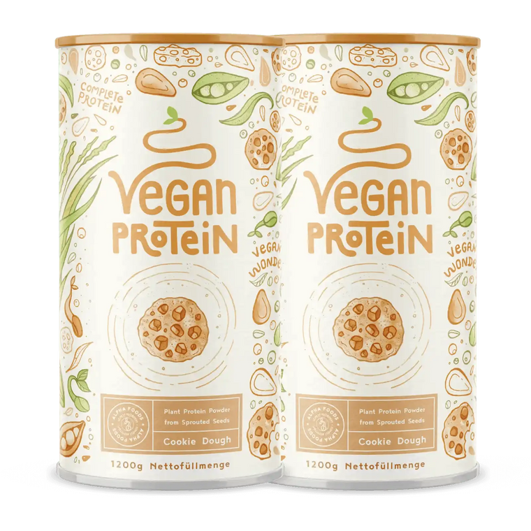 Proteine Vegane - Cookie Dough 2x600g