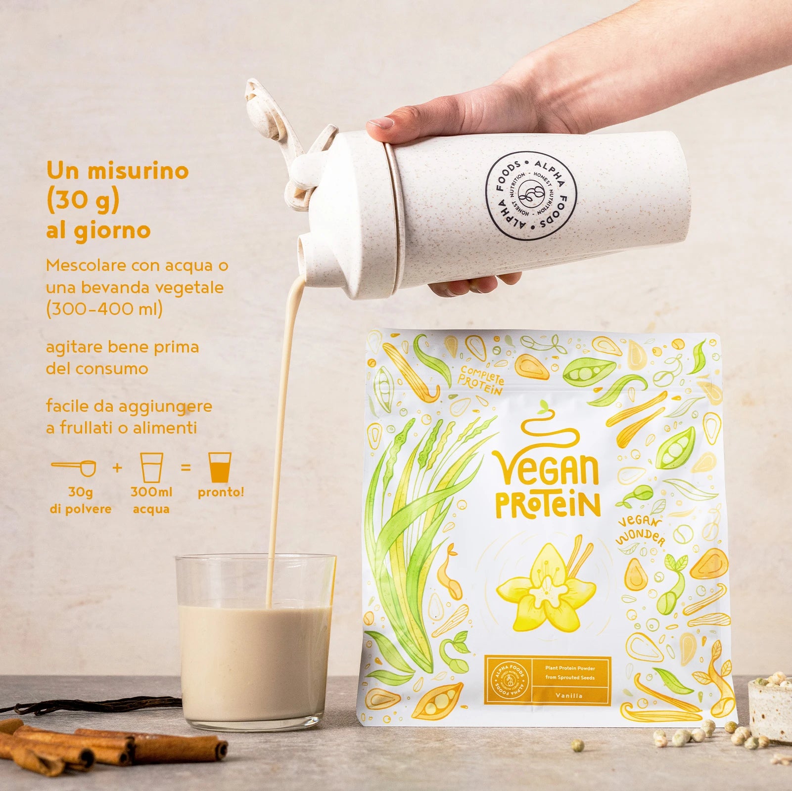 Acquista Online Proteine In Polvere Vegane 7K 750 G - Foto 12