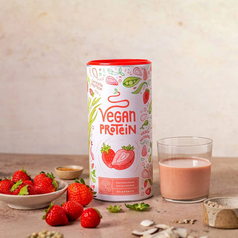 Proteine vegane - Fragola