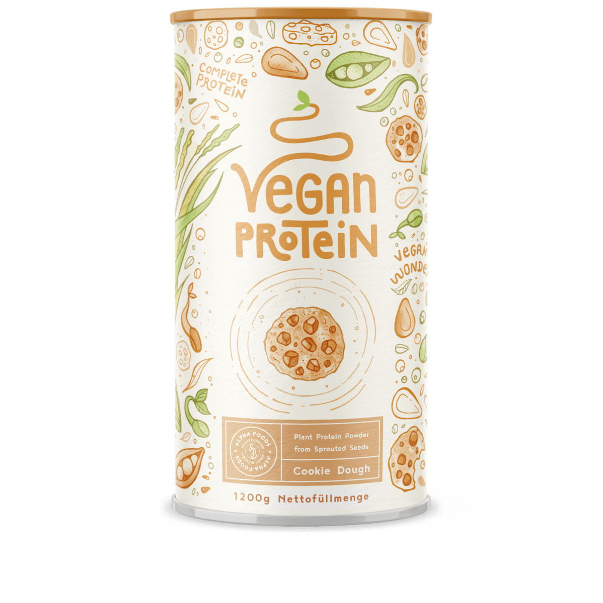 Proteine vegane - Cookie Dough 1.2kg