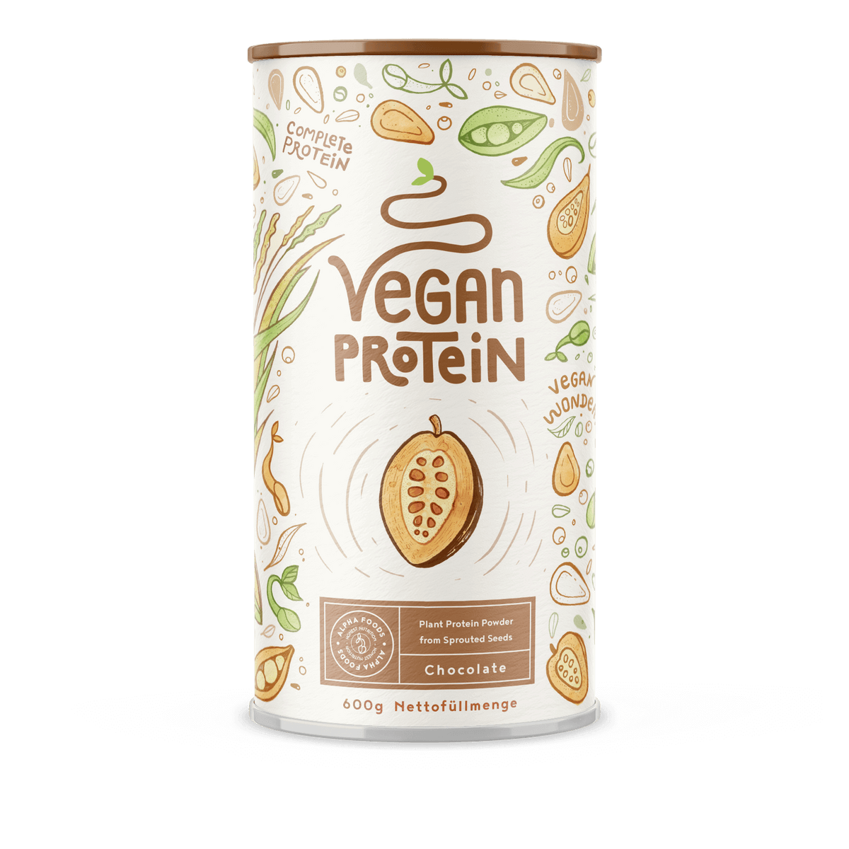 Proteine vegane - Cioccolato 600g