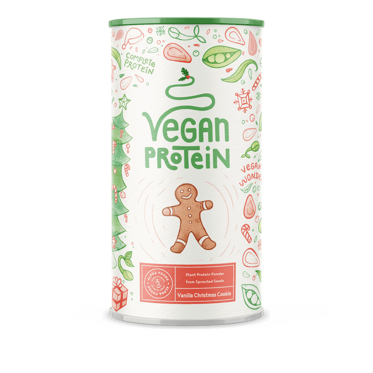 Proteine vegane - Biscotti di Natale alla vaniglia